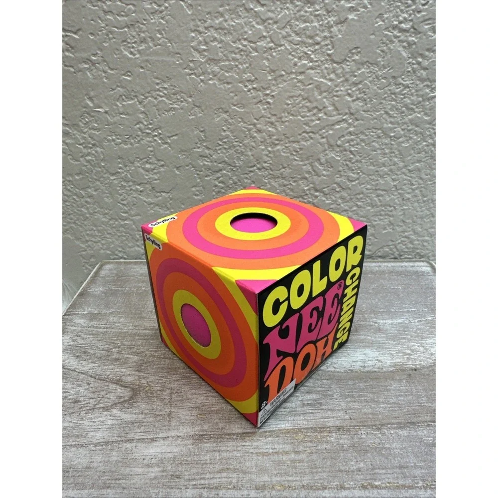 $16 🌙Nee Doh Color Change Pink Ball - Squish & Watch Sealed TikTo Viral!